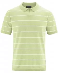 HempAge Hanf Polo Shirt - Farbe matcha aus Hanf und Bio-Baumwolle