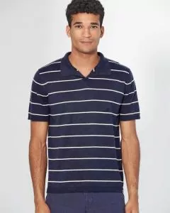HempAge Hanf Polo Shirt - Farbe navy aus Hanf und Bio-Baumwolle