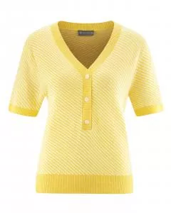 HempAge Hanf Pullover - Farbe butter aus Hanf und Bio-Baumwolle