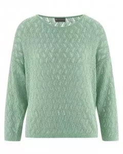 HempAge Hanf Pullover - Farbe menta aus Hanf und Bio-Baumwolle