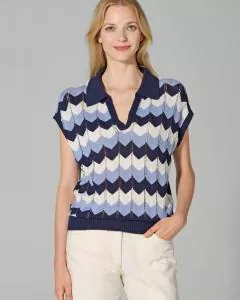 HempAge Hanf Pullunder - Farbe navy aus Hanf und Bio-Baumwolle