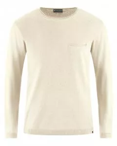 HempAge Hanf Pullover - Farbe natur aus Hanf und Bio-Baumwolle