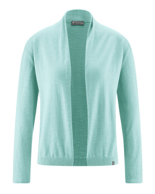 HempAge Hanf Cardigan - Farbe lake aus Hanf und Bio-Baumwolle