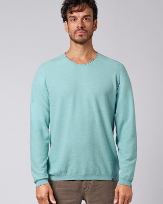 HempAge Hanf Sommerpullover - Farbe lake aus Hanf und Bio-Baumwolle