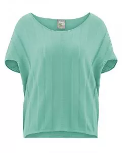 HempAge Hanf T-Shirt Wendie - Farbe jade aus Hanf und Bio-Baumwolle
