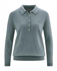 HempAge Hanf Pullover - Farbe titan aus Hanf und Bio-Baumwolle