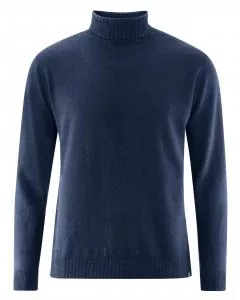 HempAge Hanf Pullover - Farbe navy aus Hanf und Bio-Baumwolle