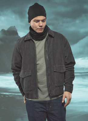 HempAge Hanf Cordjacke - Farbe shale aus Hanf und Bio-Baumwolle
