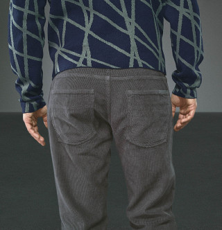 HempAge Hanf 5-Pocket Cordhose - Farbe shale aus Hanf und Bio-Baumwolle