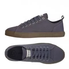 Ethletic Sneaker Goto vegan LoCut Collection 18 - Farbe pewter grey aus Bio-Baumwolle