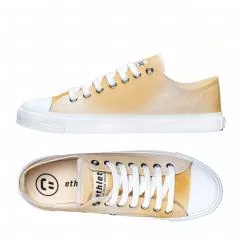 Ethletic Sneaker vegan LoCut 2019 golden shine / white