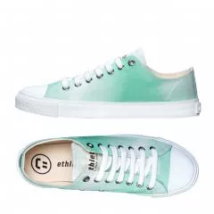 Ethletic Sneaker vegan LoCut Collection 19 - Farbe under water / white aus Bio-Baumwolle