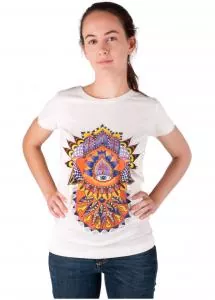 AngelTex T-Shirt mit Motiv aus Bio-Baumwolle