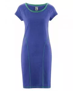 HempAge Hanf Kleid - Farbe cornflower aus Hanf und Bio-Baumwolle