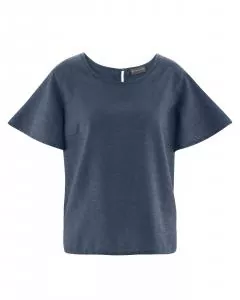 HempAge Hanf Bluse - Farbe wintersky aus Hanf und Bio-Baumwolle