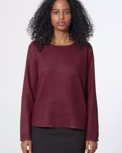HempAge Hanf Bluse - Farbe rioja aus Hanf und Bio-Baumwolle