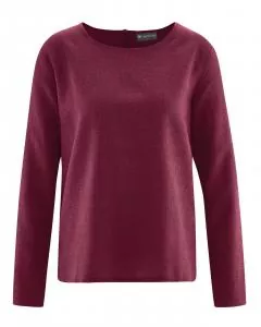 HempAge Hanf Bluse - Farbe rioja aus Hanf und Bio-Baumwolle
