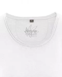 HempAge Hanf T-Shirt Breeze Farbe offwhite Beispielbild Kragen