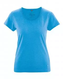 HempAge Hanf T-Shirt Breeze - Farbe topaz aus Hanf und Bio-Baumwolle