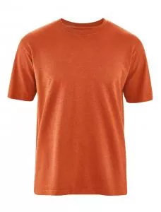 HempAge Hanf T-Shirt Basic Light - Farbe fox aus Hanf und Bio-Baumwolle