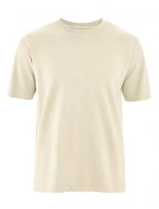 HempAge Hanf T-Shirt Basic Light - Farbe natur aus Hanf und Bio-Baumwolle