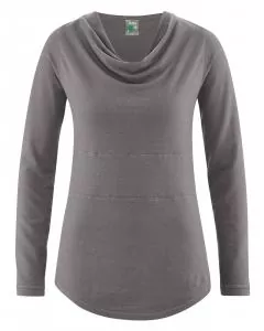 HempAge Hanf Langarm Shirt Rhianna - Farbe taupe aus Hanf und Bio-Baumwolle