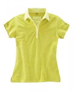 HempAge Hanf Polo Shirt Paula - Farbe apple aus Hanf und Bio-Baumwolle