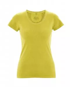 HempAge Hanf T-Shirt Sunny - Farbe apple aus Hanf und Bio-Baumwolle