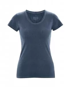 HempAge Hanf T-Shirt Sunny - Farbe wintersky aus Hanf und Bio-Baumwolle