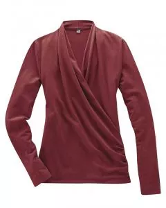 HempAge Hanf Shirt Scarlett - Farbe chestnut aus Hanf und Bio-Baumwolle
