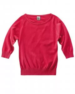 HempAge Hanf Pullover - Farbe chily aus Hanf und Bio-Baumwolle