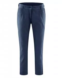 HempAge Hanf Bundfaltenhose - Farbe navy aus Bio-Baumwolle und Hanf