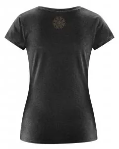 HempAge Hanf Yoga T-Shirt - Farbe black aus Bio-Baumwolle und Hanf