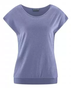 HempAge Hanf Yoga T-Shirt - Farbe lavender aus Hanf und Bio-Baumwolle