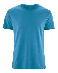 HempAge Hanf T-Shirt - Farbe atlantic aus Hanf und Bio-Baumwolle