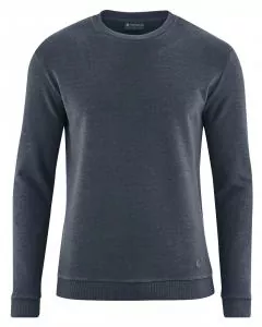HempAge Unisex Hanf Sweatshirt - Farbe dark aus Hanf und Bio-Baumwolle