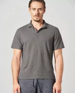 HempAge Hanf Poloshirt - Farbe taupe aus Hanf und Bio-Baumwolle