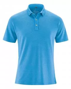 HempAge Hanf Poloshirt - Farbe topaz aus Hanf und Bio-Baumwolle