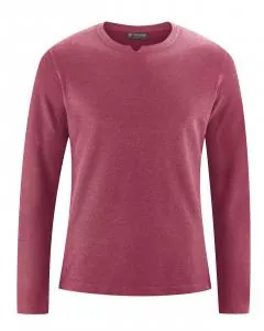 HempAge Hanf Langarmshirt - Farbe tinto aus Hanf und Bio-Baumwolle