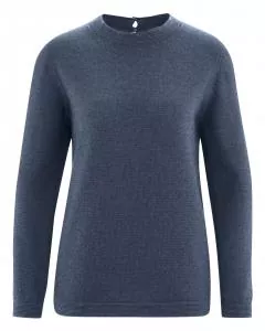 HempAge Wollpullover - Farbe wintersky aus Wolle und Bio-Baumwolle