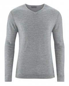 HempAge Hanf Pullover - Farbe rock aus Wolle und Bio-Baumwolle