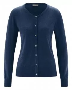 HempAge Hanf Sommer Cardigan - Farbe navy aus Hanf und Bio-Baumwolle