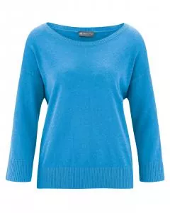 HempAge Hanf Sommerpullover - Farbe topaz aus Hanf und Bio-Baumwolle