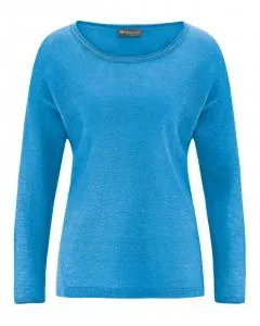 HempAge Hanf Sommerpullover - Farbe topaz aus 100% Hanf