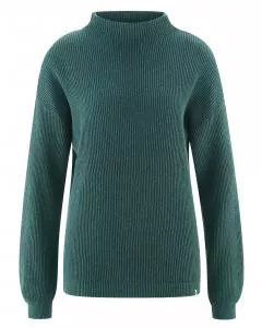 HempAge Hanf Pullover - Farbe dark / spruce aus Hanf und Bio-Baumwolle