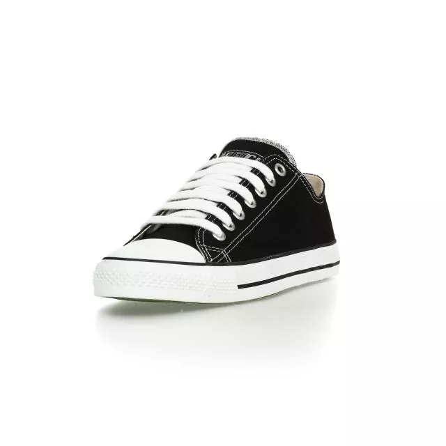 Ethletic Sneaker vegan LoCut Classic - Farbe jet black / white aus Bio-Baumwolle