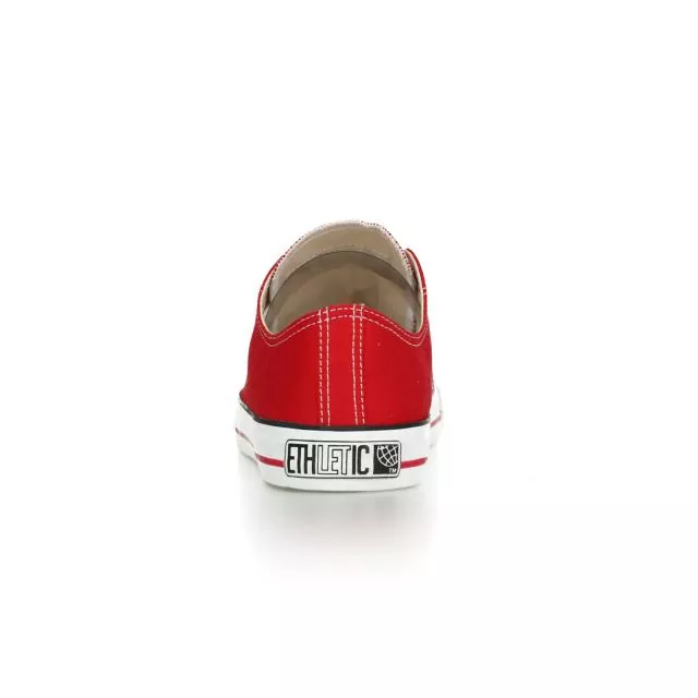 Ethletic Sneaker vegan LoCut Classic - Farbe cranberry / white aus Bio-Baumwolle Ethletic Sneaker vegan LoCut Classic - Farbe cranberry / white aus Bio-Baumwolle