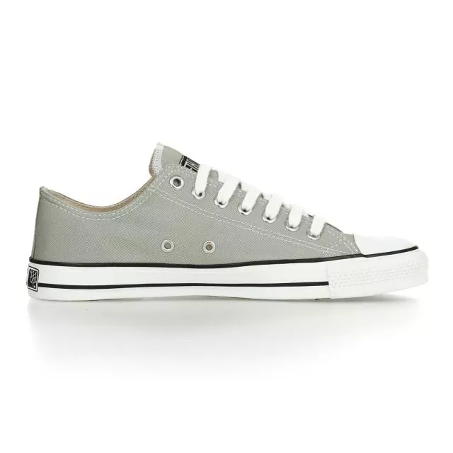 Ethletic Sneaker vegan LoCut Classic - Farbe urban grey / white aus Bio-Baumwolle