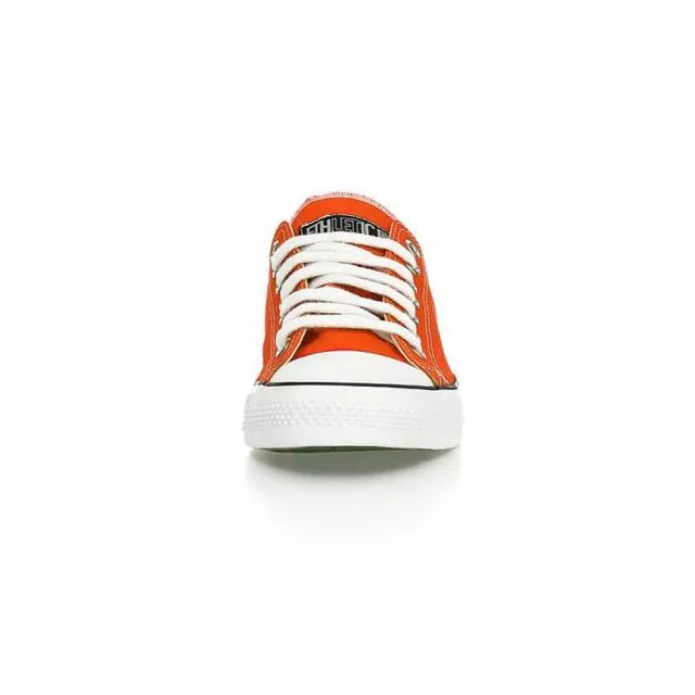 Ethletic Sneaker vegan LoCut Classic - Farbe mandarin / white aus Bio-Baumwolle