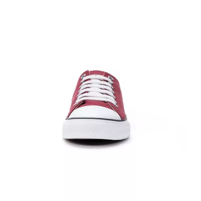 Ethletic Sneaker vegan LoCut Collection 19 - Farbe true blood / white aus Bio-Baumwolle